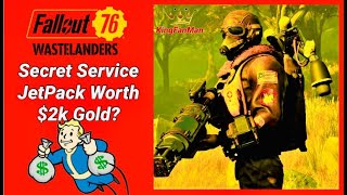 Fallout 76 Secret Service Jetpack: Is it worth 2K Gold??