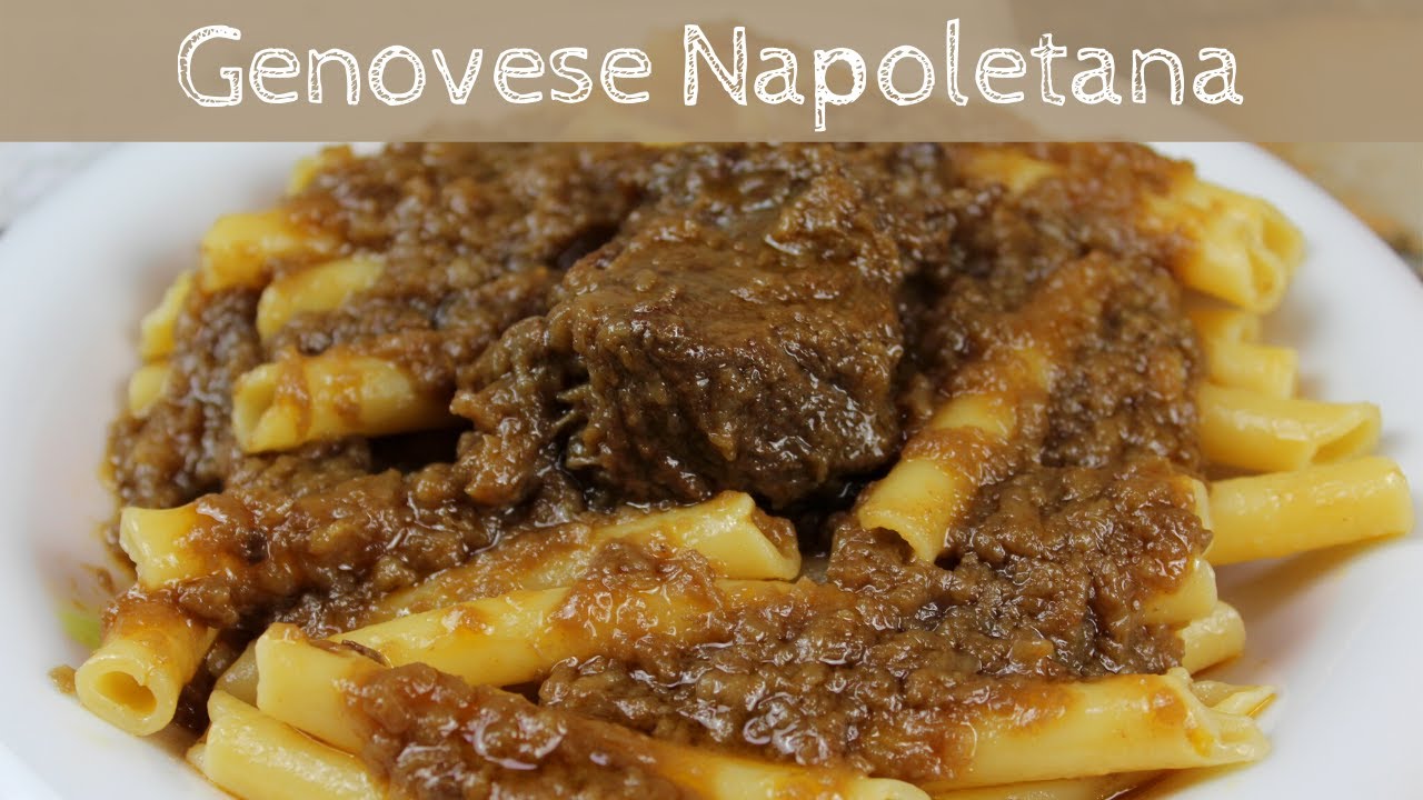 Piatto napoletano la genovese