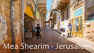 מאה שערים, ירושלים: משוק מחנה יהודה לרובע האולטרה-דתי