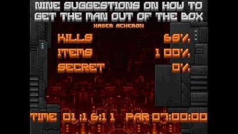 BTSX E2M17 UV - Nine Suggestions On How To Get The Man Out Of The Box Speedrun in 1:16:110 on PS4