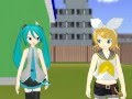70 【MMM】せまりくるネギ娘 -Miku and Rin 2-