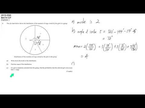 HKDSE Maths Paper 1 2019 - #8 Statistical Diagram