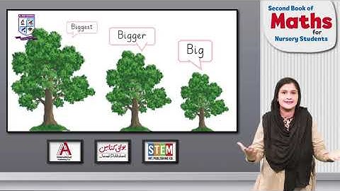 Nursery Math | Big, Bigger, Biggest & Small, Smaller, Smallest for Students, Teachers & Parents!