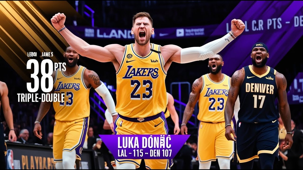 Luka Dončić Triple-Double Powers Lakers’ Huge Comeback Win Over Nuggets