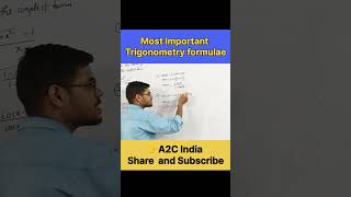 Important trigonometry formulae by Aditya Sir #maths #a2cindia #selectivegyan