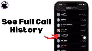 How To See Full Call History On iPhone?