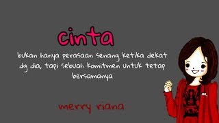 Story WA quotes cinta Merry Riana | Story IG | Story FB