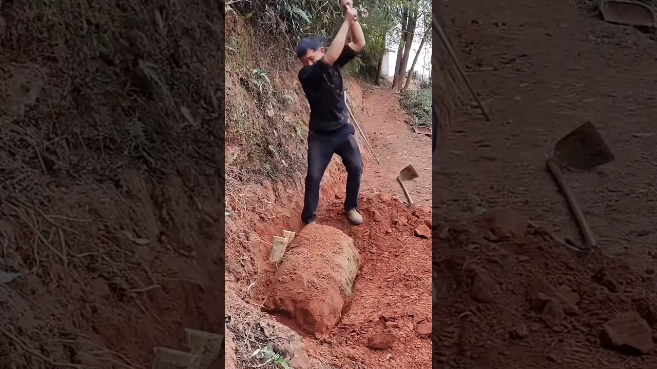 The dirt roads built in rural areas are often difficult 