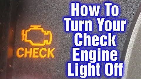 How To Turn Off Your Check Engine Light - Free, Cheap, And Correct Way