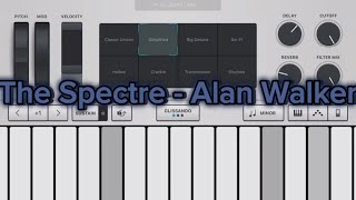 The Spectre - Alan Walker on IPad full GarageBand tutorial