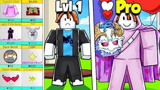 Noob to Pro avec Uniquement la Boutique Saint Valentin ! (Blox Fruits)