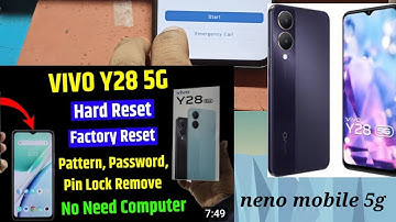 vivo Y28 hard reset vivo Y28 5g unlock, factory reset sremore all type screen lock