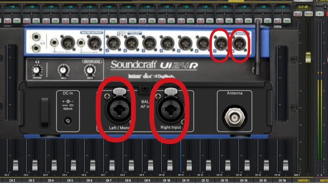 #comoeufaço #07 Auxiliar Sends em Stereo, saída auxiliar 9 e 10 Part. 01