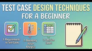 Test case design techniues for a benginners