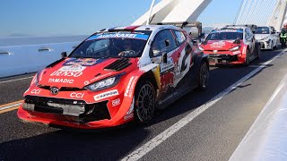 【ラリージャパン2026!!】ラリーカー達が豊田市中心部を通過!!リエゾン WRC RALLY JAPAN
