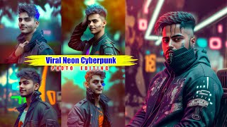 VIRAL Neon Cyberpunk Photo Editing - Cyberpunk Photo Editing Tutorial screenshot 5
