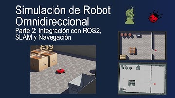 Simulación de un robot omnidireccional (Parte 2: Integración con ROS2, SLAM y Navegación)