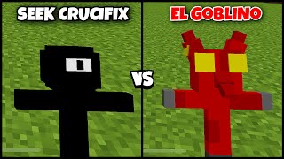 SEEK vs EL GOBLINO CRUCIFIX #4 | DOORS: Hotel+ Addon in Minecraft PE