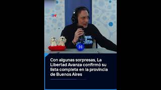 La Libertad Avanza confirmó su lista completa en la provincia de Buenos Aires: candidatos sorpresa