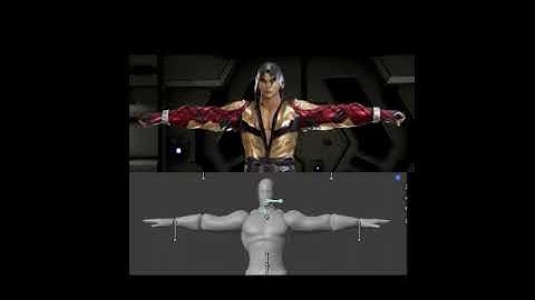 From Blender to Tekken :) video is  on repeat But not Sped up or slowed #Tekken 7 Custom Animations