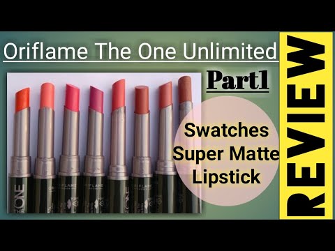 Oriflame The One Colour Stylist Ultimate Lipstick Swatches - By HealthAndBeautyStation. 