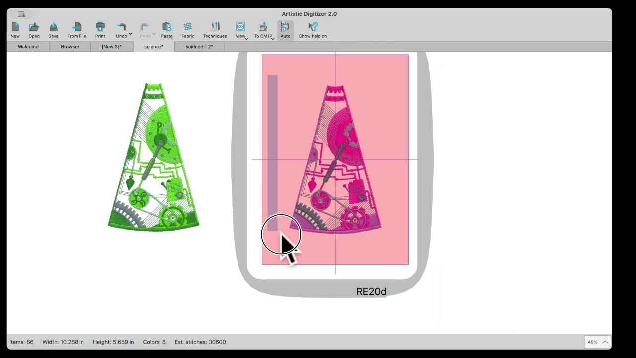 Color Fun with Artistic Digitizer