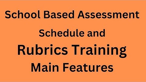 What is School Based Assessment And How to solve Rubrics|PEC EXAM|SBA