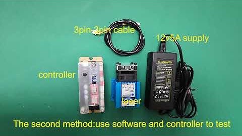 Two Ways To Test Laser,when you received laser,test it