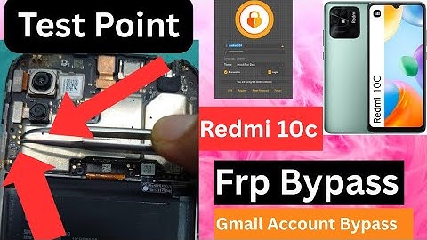 Redmi 10c FRP Bypass Made Easy / Redmi 10c Test Point