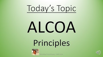 ALCOA Principles