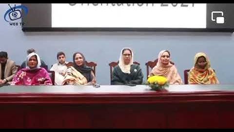 Intermediate Part(1) Orientation 2021 #lahorecollegeforwomenuniversity #orientation