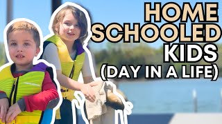 A DAY IN THE LIFE OF HOMESCHOOLED KIDS
