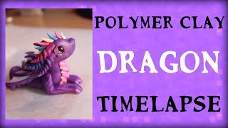 Polymer Clay Dragon Sculpting Timelapse