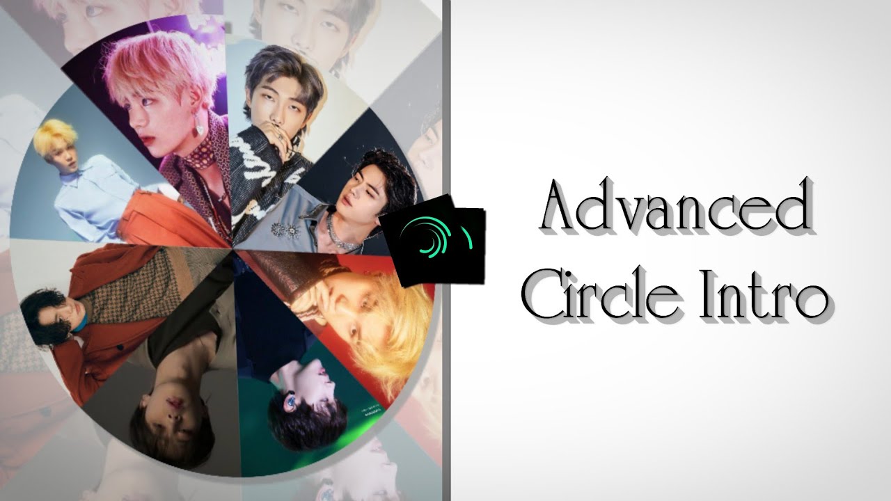 advanced circle intro - alight motion tutorial