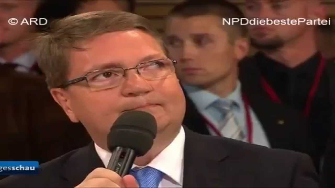 Die NPD im Wahlstudio | Wahl 2014 in Sachsen [HD]