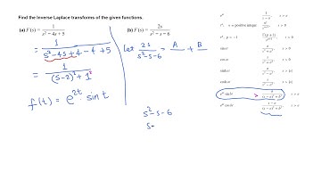 Finding inverse Laplace Transform using table 3/5