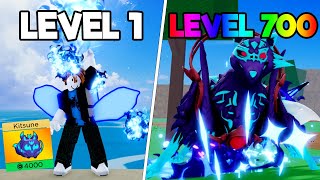 Thumbnail for UPEI DO 1 AO 700 COM A NOVA KITSUNE NO BLOX FRUITS - ROBLOX