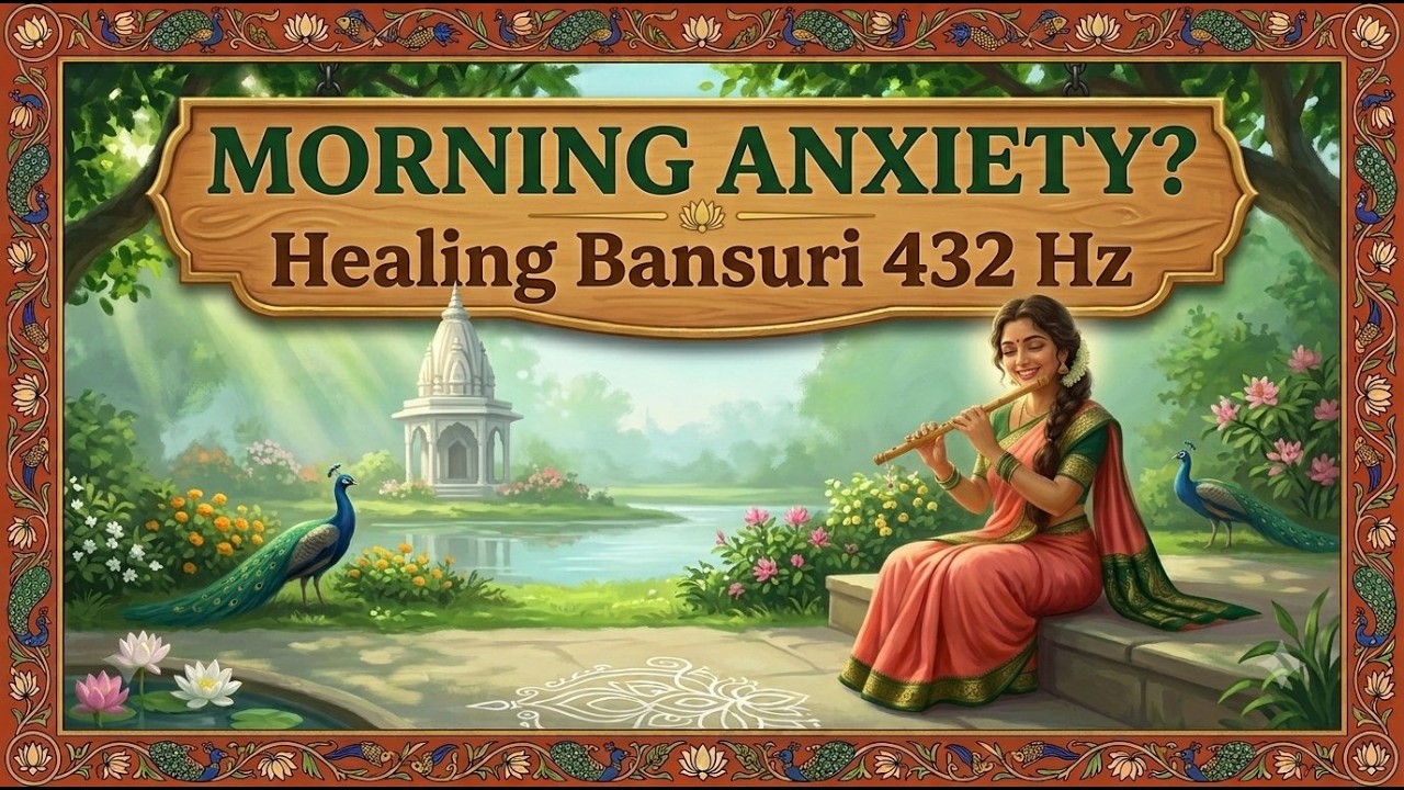 Morning Anxiety 🌿 | Raag Bhairavi inspired Bansuri to Quiet Overthinking & Deep Calm — 432Hz