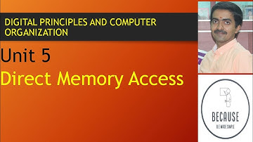 5.3 Direct Memory Access(DMA) in Tamil