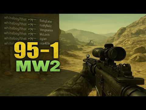 MW2 - EPIC 95 KILLS 1 DEATH (Modern Warfare 2 KILL STREAK)