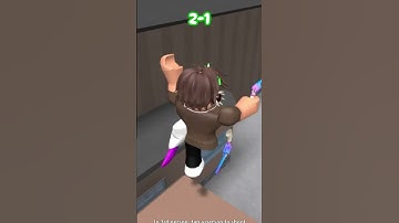 1V1ING A FAN! #mm2 #1v1 