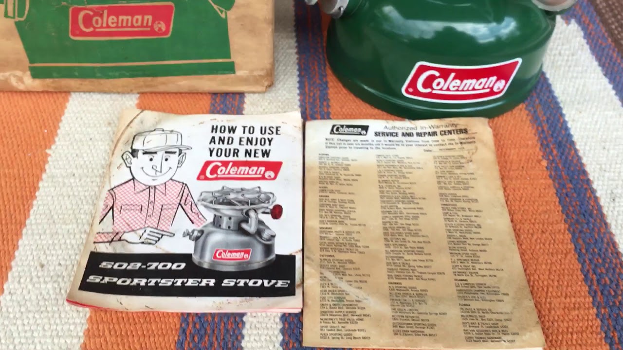 Coleman 502 Stove ( 11/76 ) Review By D4Camper YouTube