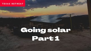 Diy Solar Array Build 21 Panels Couple Builds Texas Off Grid Desert Homestead Free Power