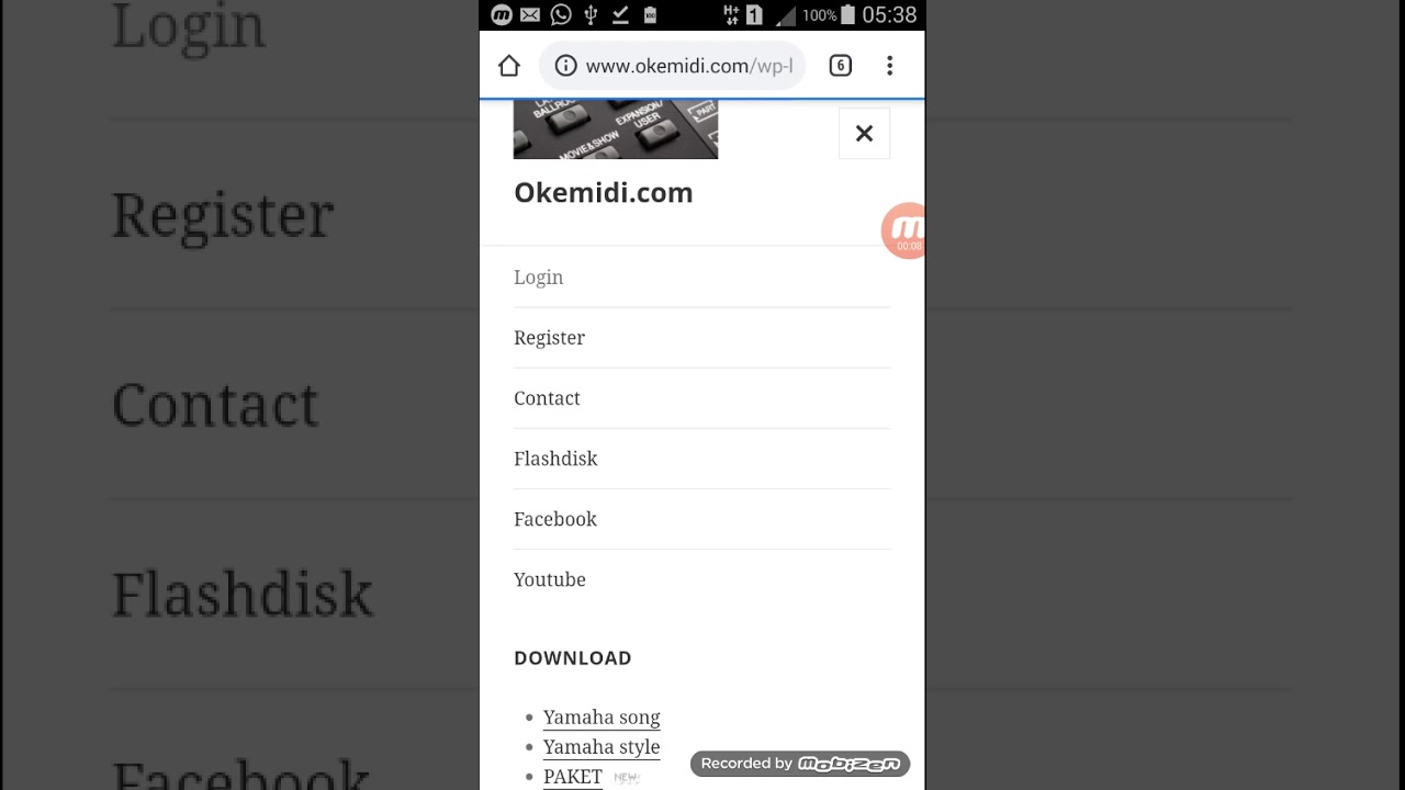 Cara mendownload song midi style keyboard di Okemidi.com