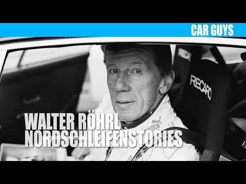 Walter Röhrl trifft einen bekannten Formel-1 Fahrer auf der Nordschleife...