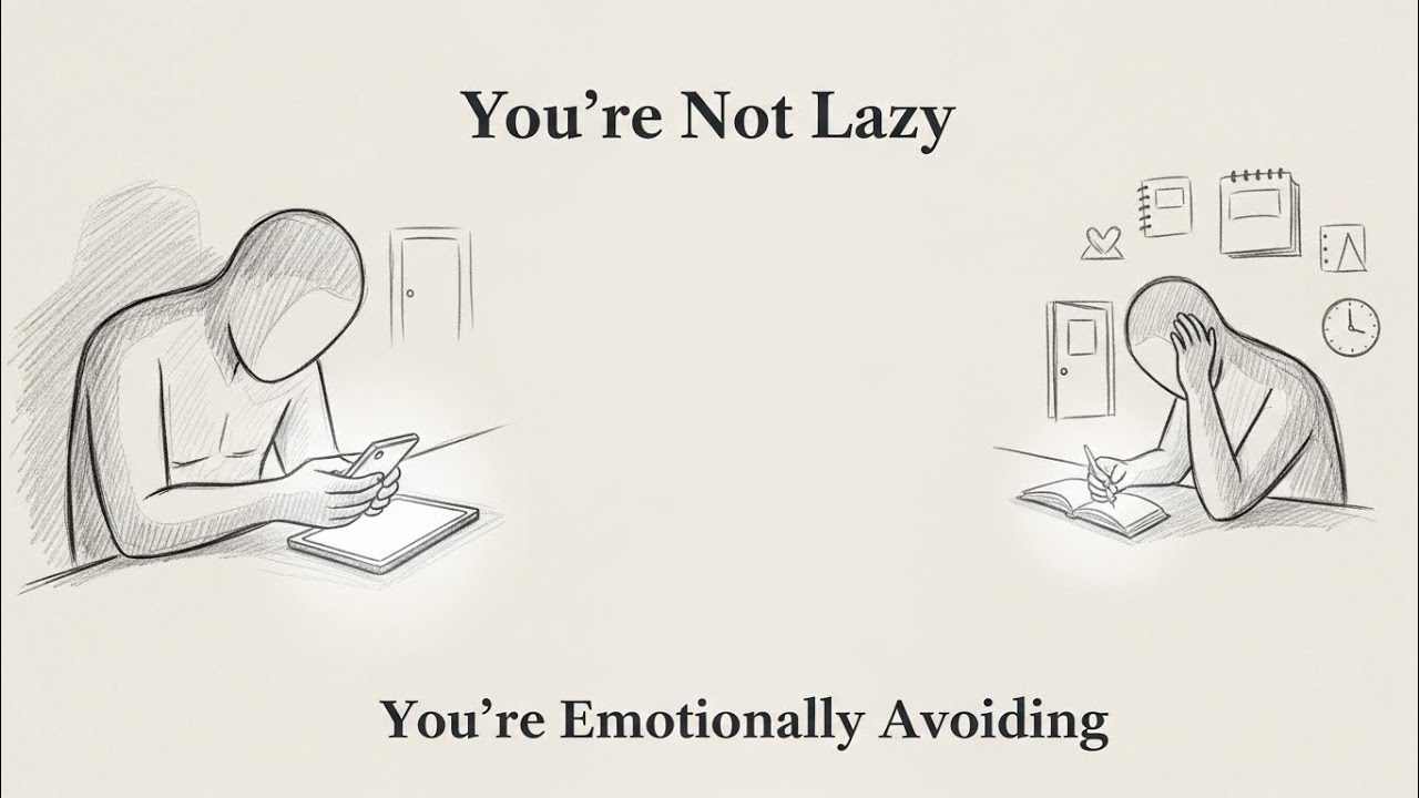 You're Not Lazy, You're Emotionally Avoiding Your Life.