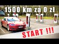 Jaki zasięg ma Tesla -  Jedziemy do Polski elektrykiem 😃 wyzwanie 1500km 👍 🇵🇱