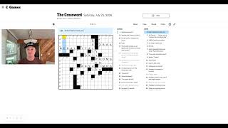 Saturday, July 25th - New York Times crossword puzzle solve