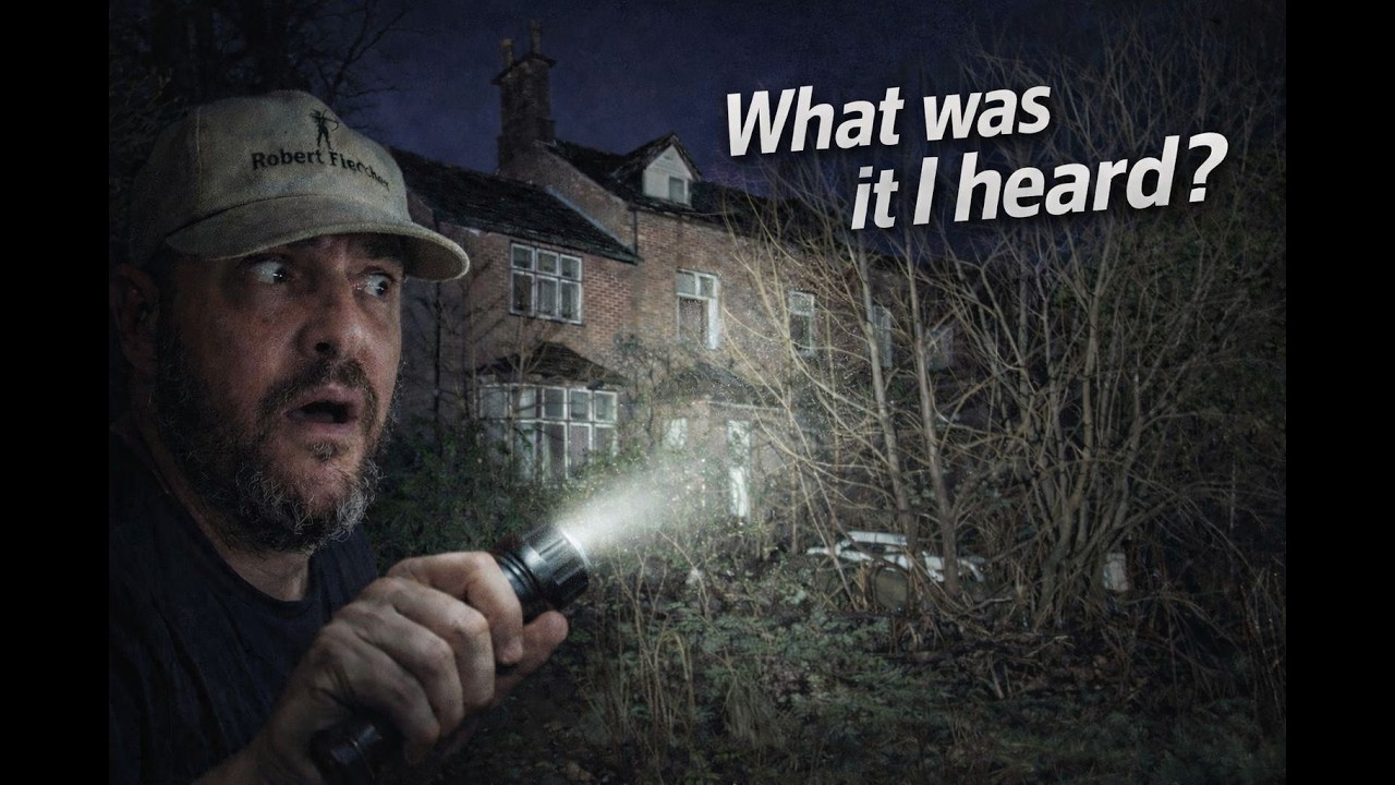 Creepy mansion solo explore at night, was someone else here?