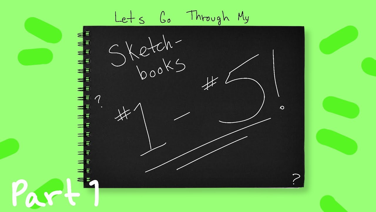 Going through my old sketchbooks part 1 (#1-#5) - YouTube